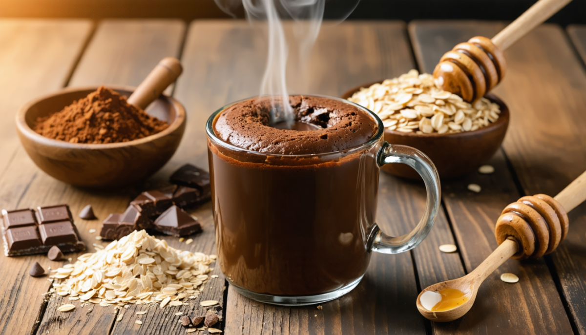 découvrez une recette express et simplissime de mug cake au chocolat sain, idéale pour une pause gourmande rapide et équilibrée.